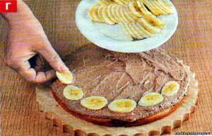 Торт "Нежность" с бананом фото 5