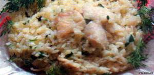 Рис с рыбой по-сербски