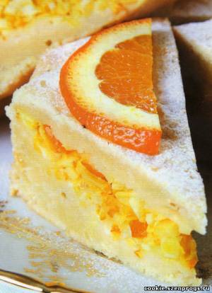 Фото Пирог с апельсиново-лимонной начинкой