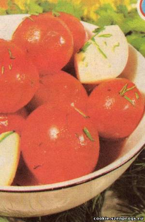 Фото Помидоры с томатным соком