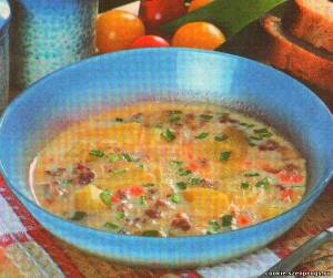  Суп сырно-<b>сливочный</b> 