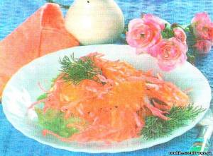 Фото Капустный салат с апельсинами